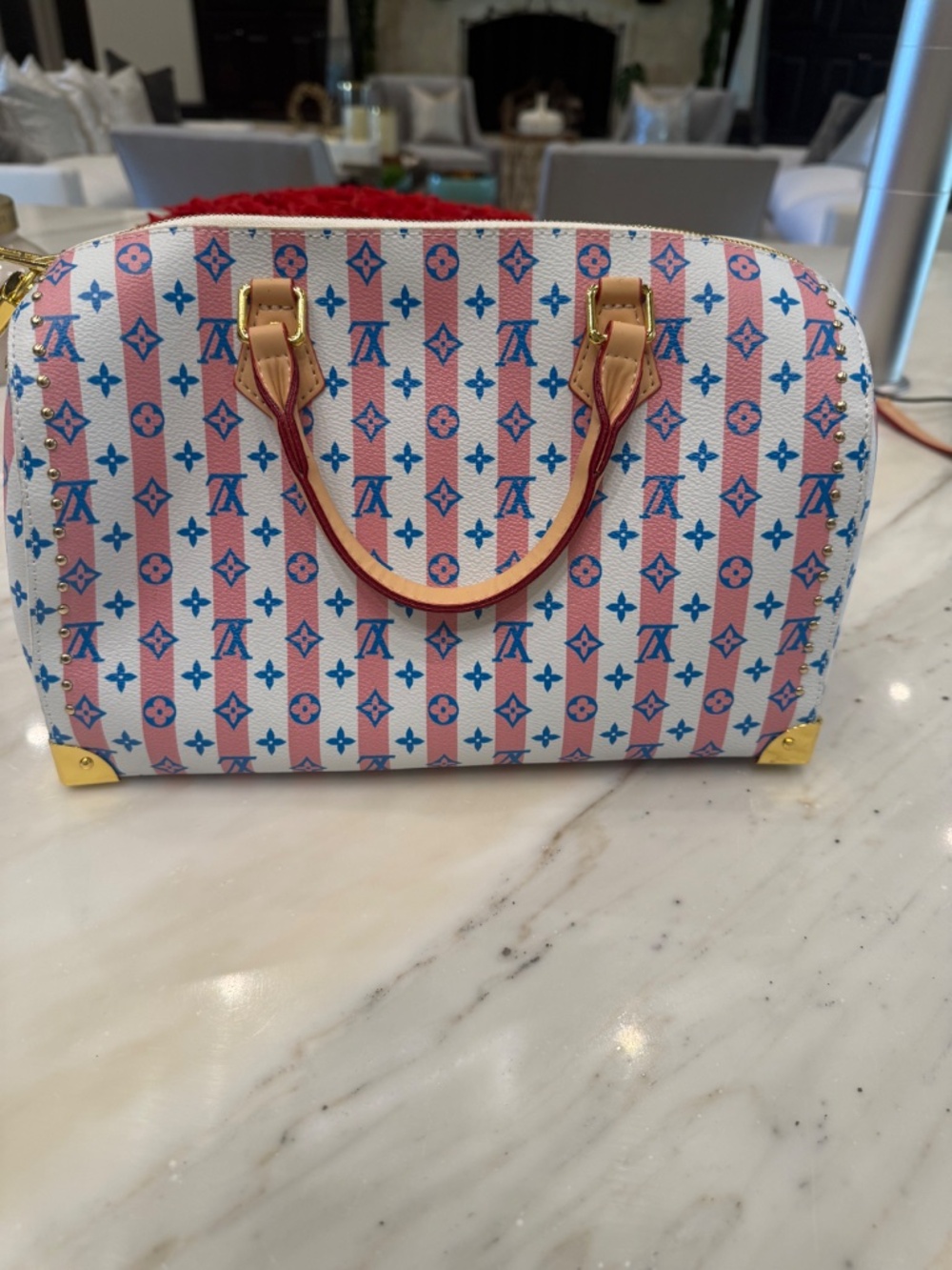 FULL SET !! Fashionable Monogram Bag Beautiful bright colors - Picture 5 of 10